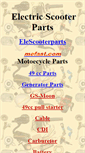 Mobile Screenshot of elescooterparts.com